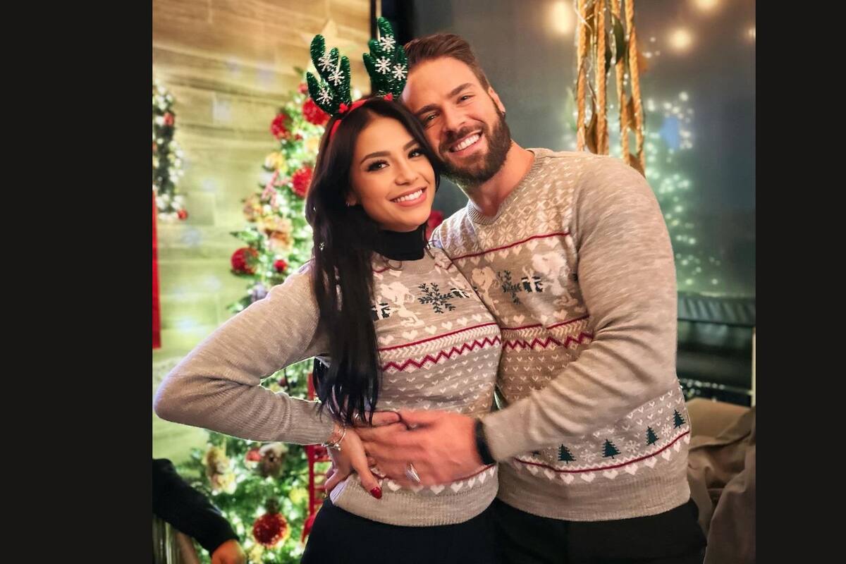 Ferka y Jorge Losa celebran su amor con una postal navideña