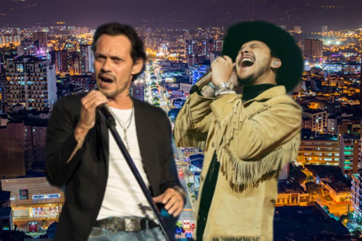 Christian Nodal y Marc Anthony compartirán escenario en un mega concierto en Colombia