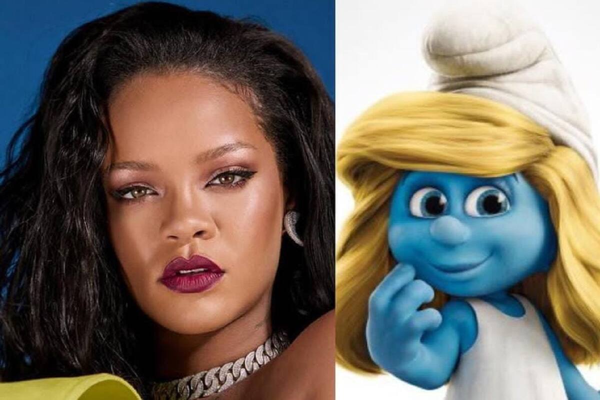 Rihanna dará voz a Pitufina en la nueva película de “Los Pitufos”