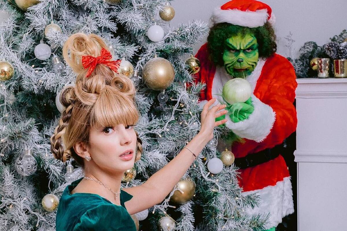 Ary Tenorio y Luisito Comunica cautivan a todos vestidos como Cindy Lou y "El Grinch"