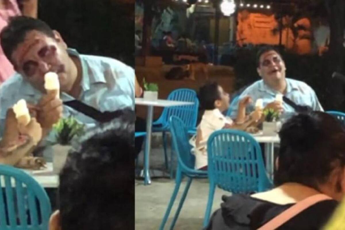 Video de niño disfrutando de un helado con su padre conmueve a todo TikTok