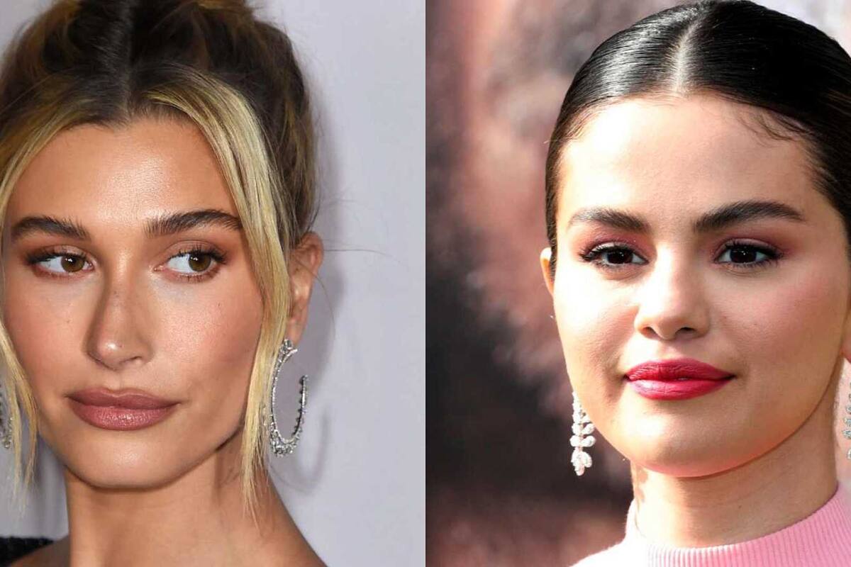 Selena Gomez y Hailey Bieber descartan "enemistad" al posar juntas para una foto