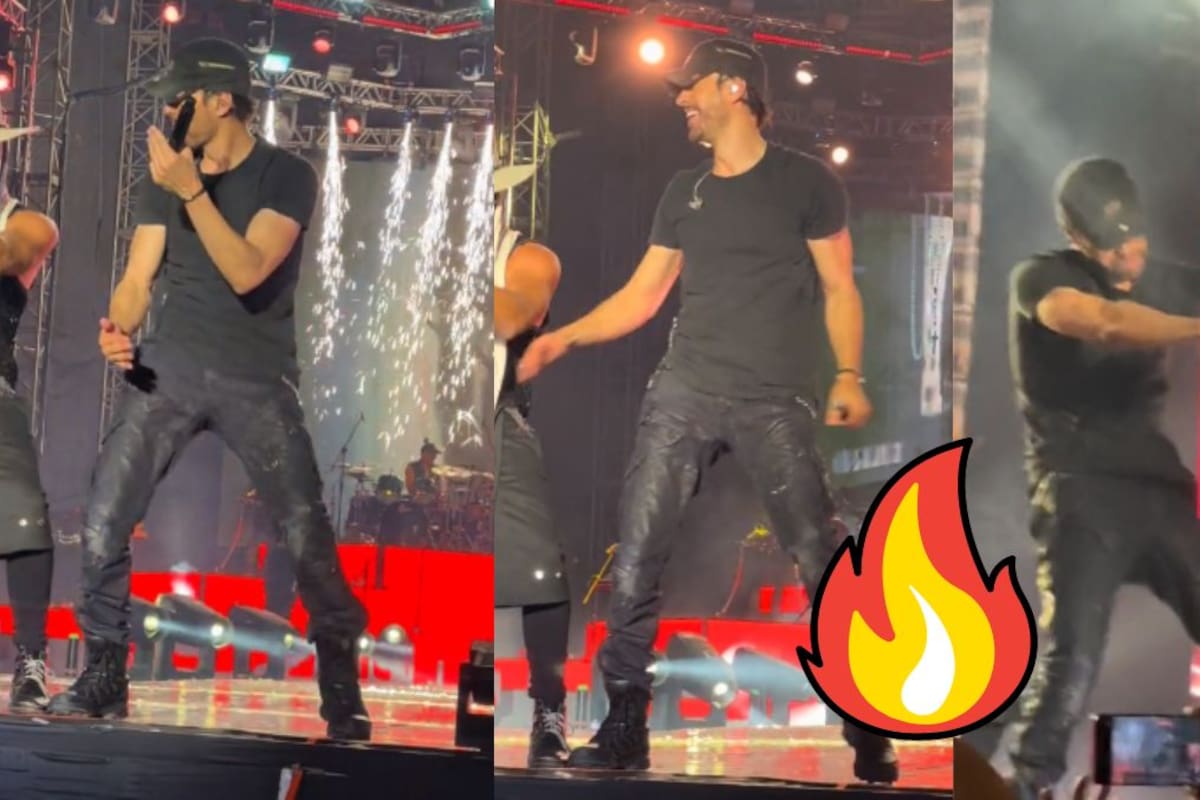 Enrique Iglesias enciende a sus fans de Puebla con su baile en el escenario