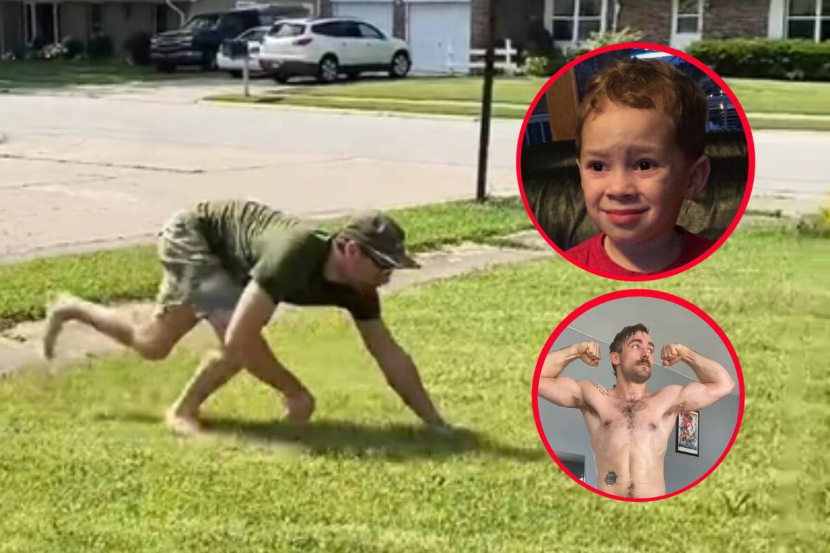 VIDEO: Hombre se vuelve viral por correr como perro