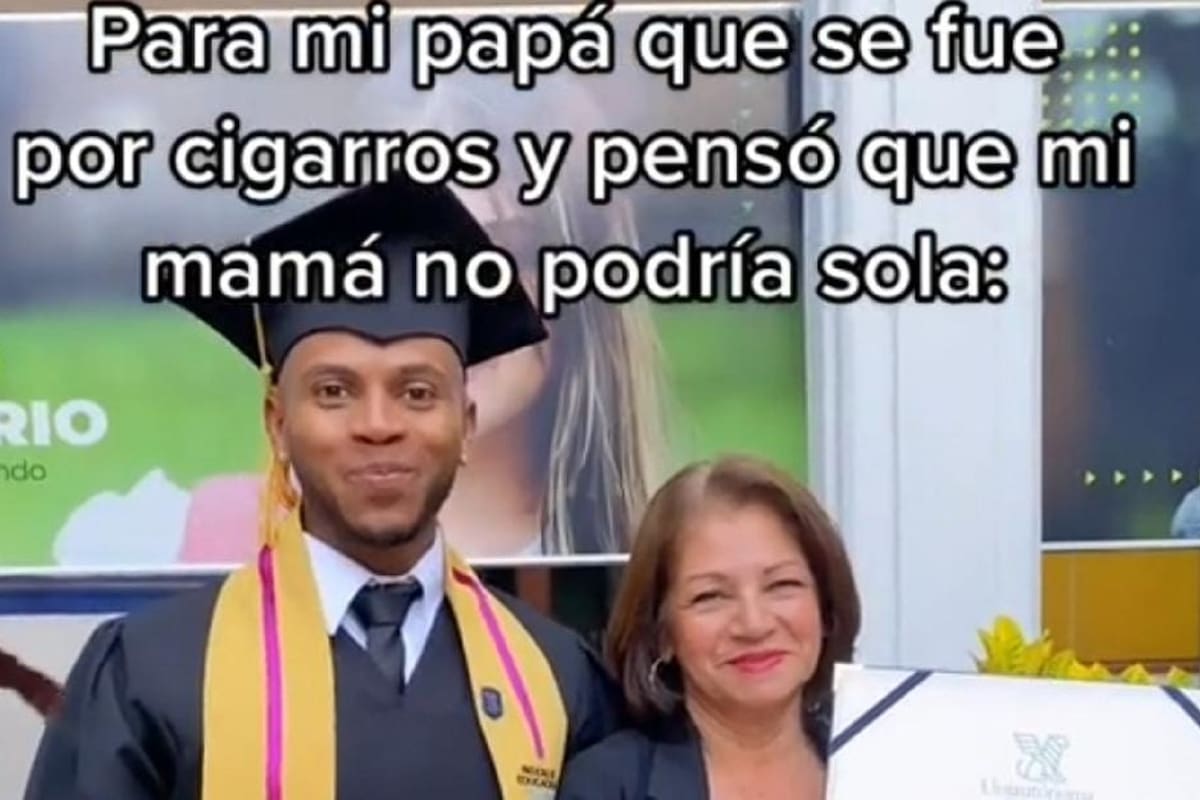Joven aprovecha su graduación y envía mensaje a su padre por abandonarlo: “Todavía sigo vivo, viejo pen...”