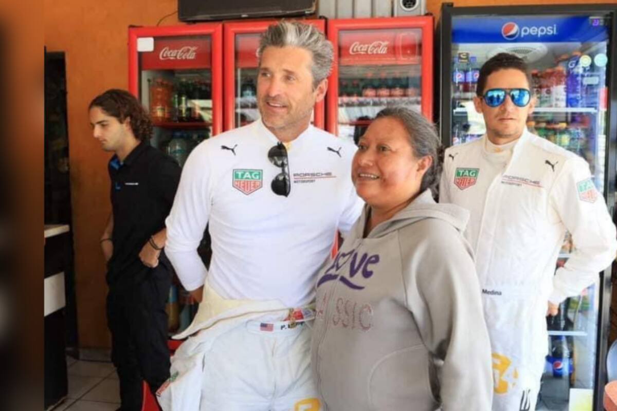 Patrick Dempsey visitó una tiendita en Oaxaca y la dueña aprovechó para tomarse una foto con él