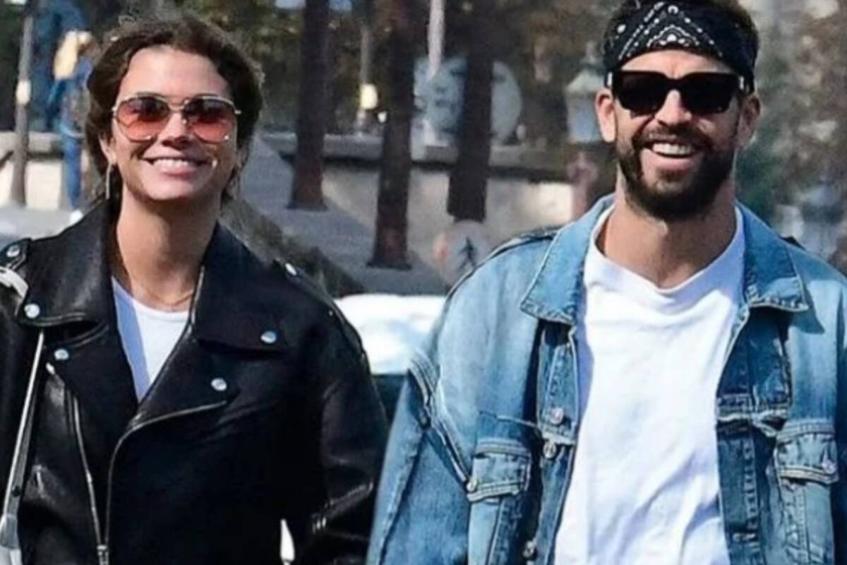 Captan a Piqué y Clara Chía con romántico beso en un torneo de tennis