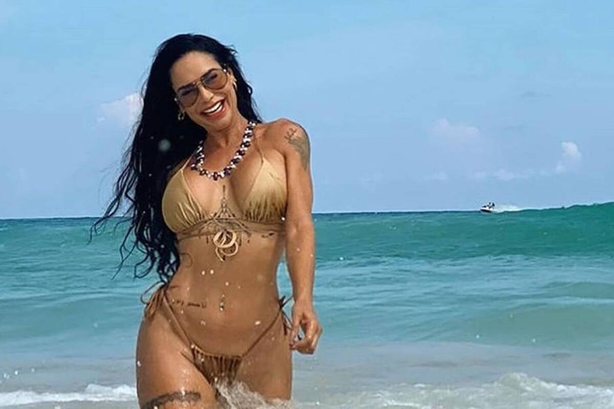 Lis Vega derrocha sensualidad mientras se ejercita