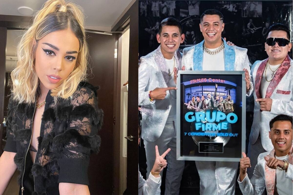 "¡Qué se arme!": Danna Paola y Grupo Firme podrían hacer una canción juntos