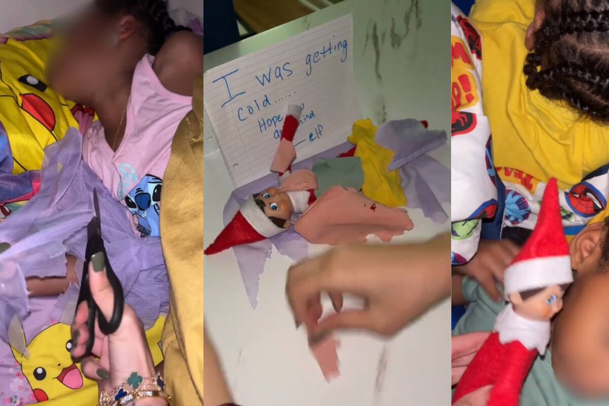"Elf On The Shelf": Mamá le hace broma navideña a sus hijos y esta fue la reacción de los pequeños