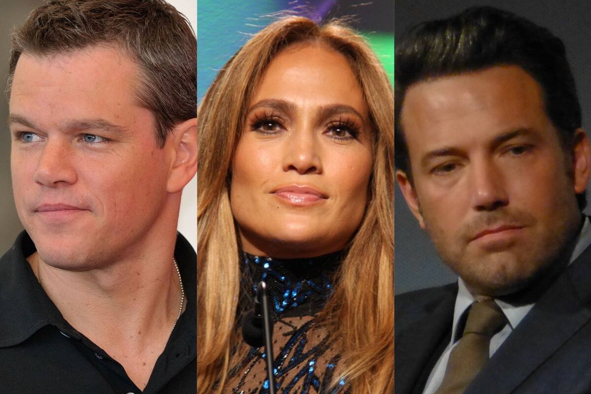 Matt Damon reacciona ante el rumor de reconciliación entre Jennifer Lopez y Ben Affleck
