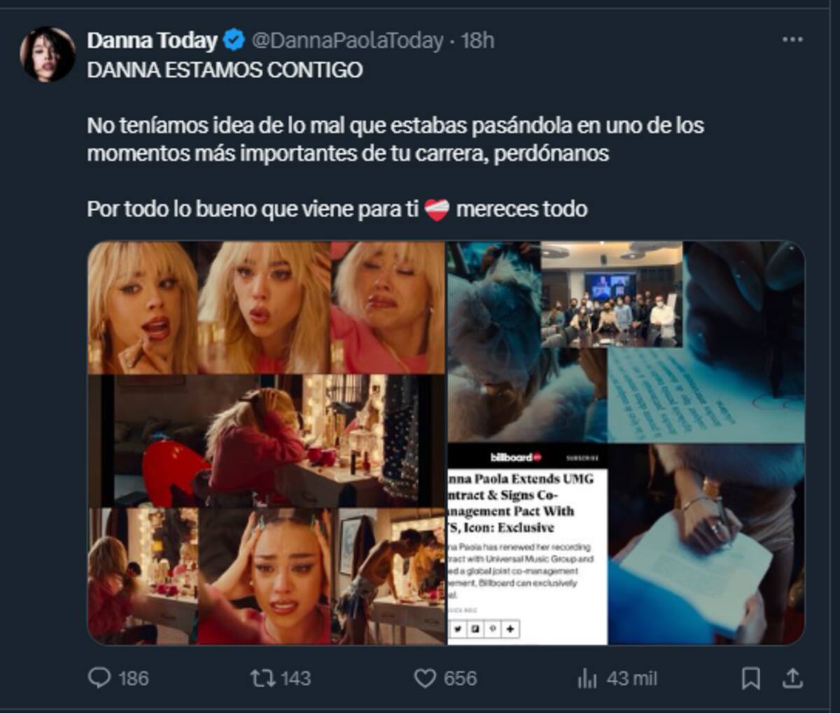 La razón del cambio de nombre de Danna Paola.
