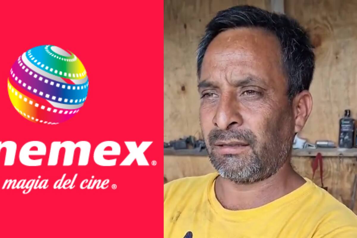 Cinemex corre a punta de golpes a un hombre y a su familia porque iba sucio; Acababa de salir de trabajar
