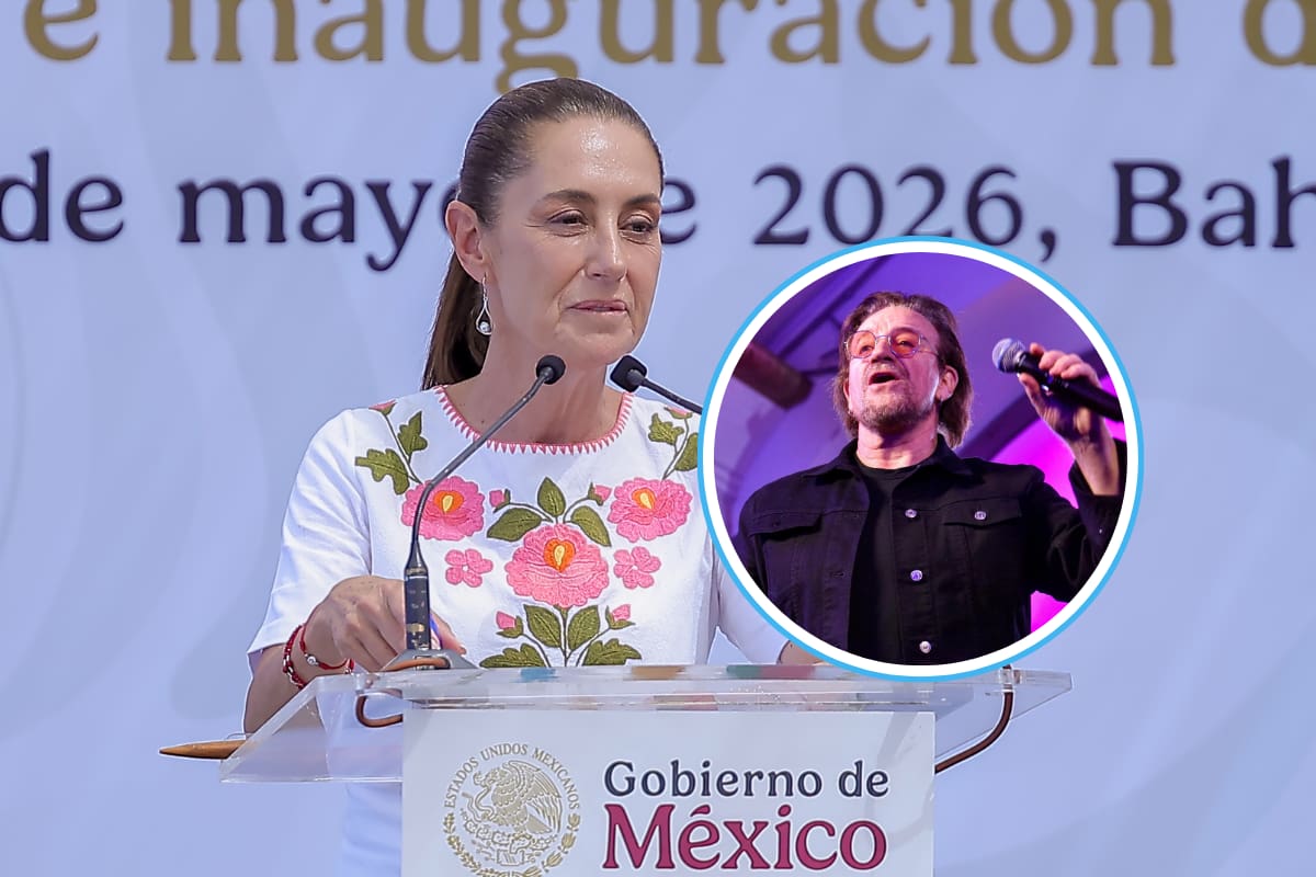 Bono demuestra admiración por Claudia Sheinbaum durante su reunión con U2 en Ciudad de México