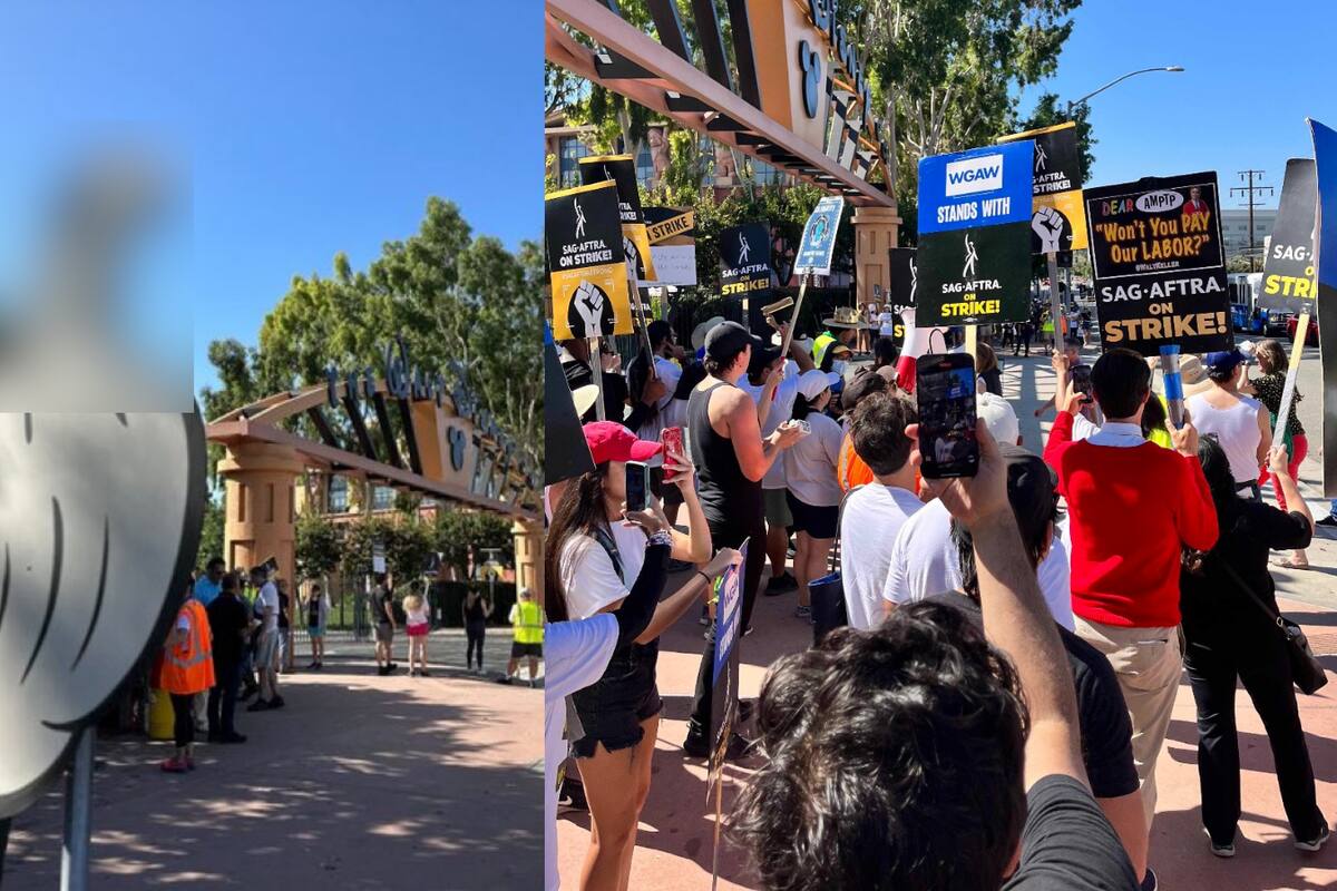 Huelga de actores en Hollywood: Manifestantes envían una polémica "felicitación" a Disney por sus 100 años