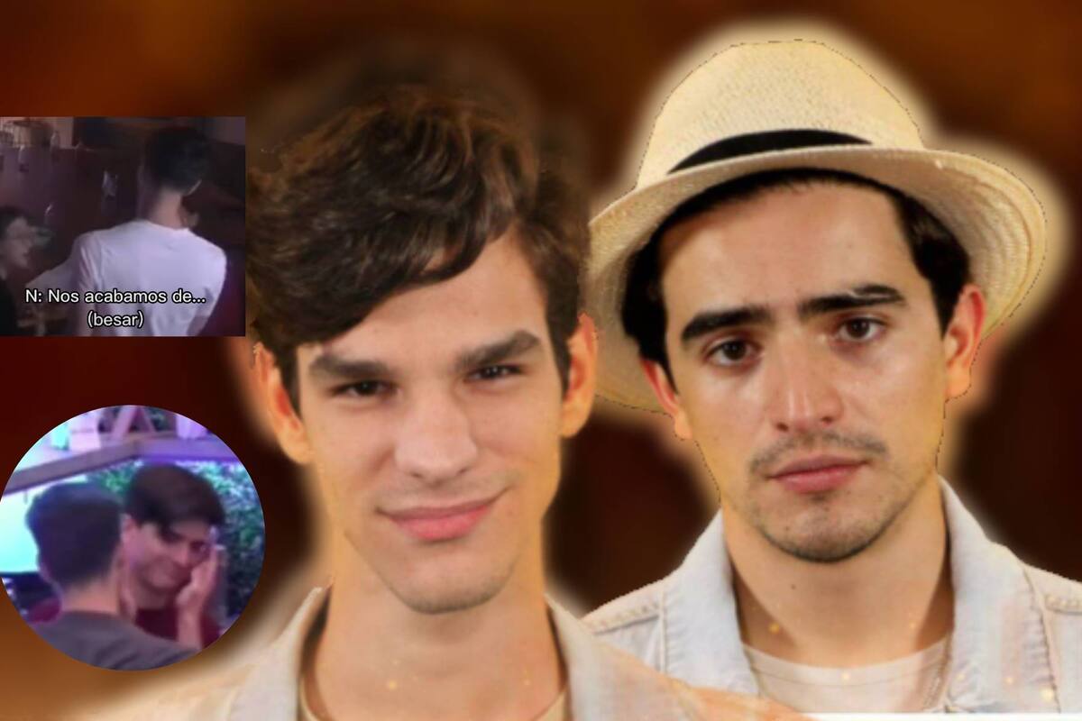 Circula video en donde Nelson y Santiago de "La Academia" se dan varios besos