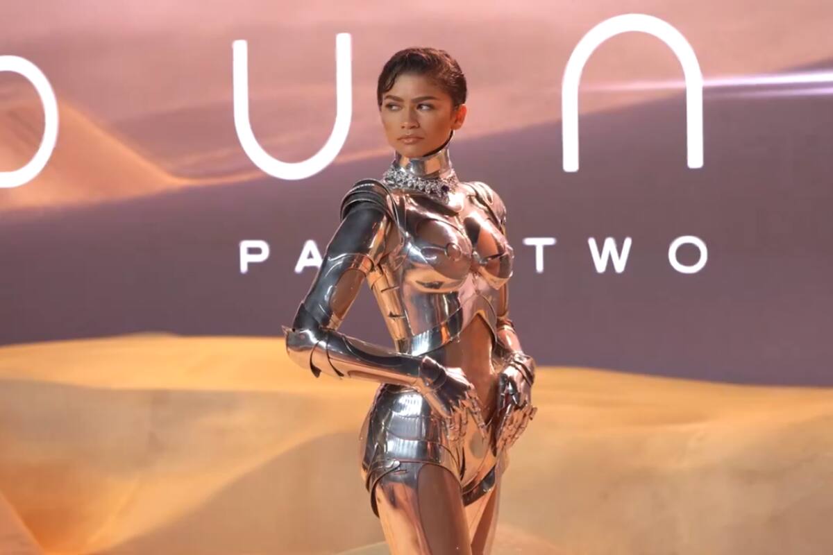 Zendaya deslumbra en la premiere de Dune con un look metálico de ensueño