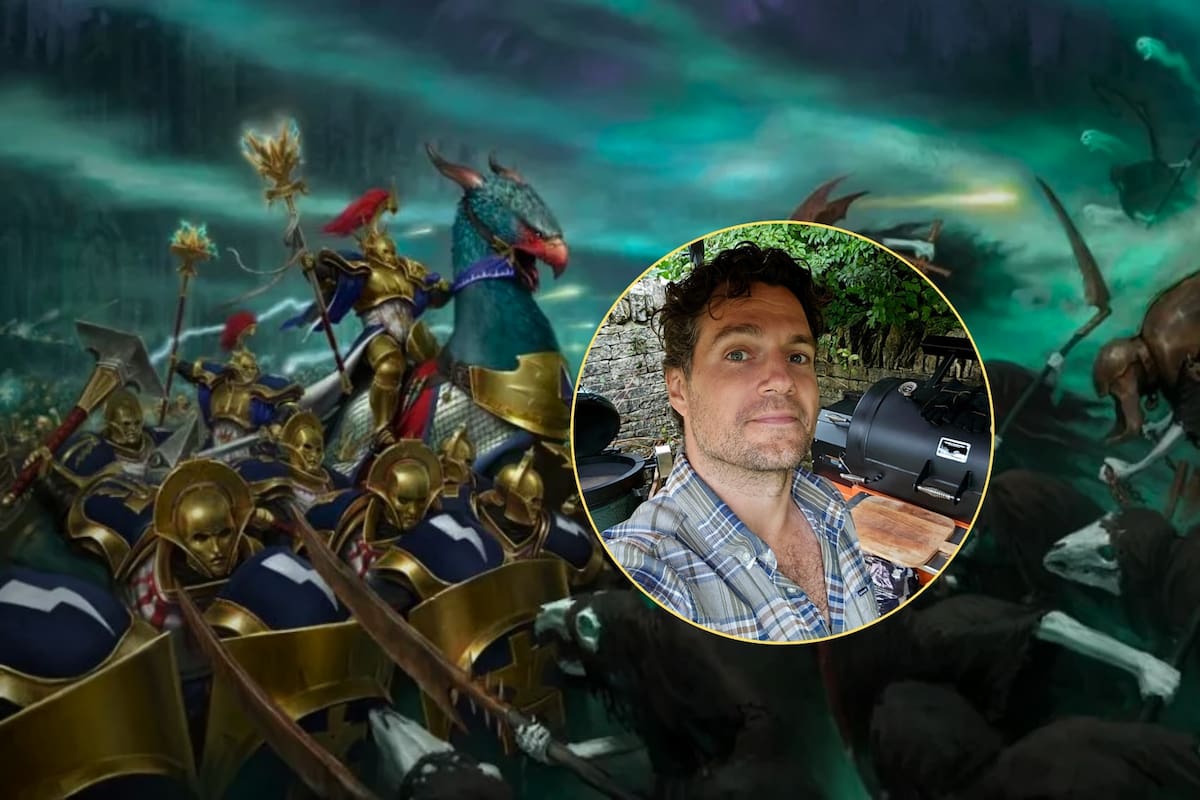 Henry Cavill recibió un obsequio de Warhammer 40,000 durante la filmación de Los Inmortales y su reacción auténtica quedó como un momento memorable