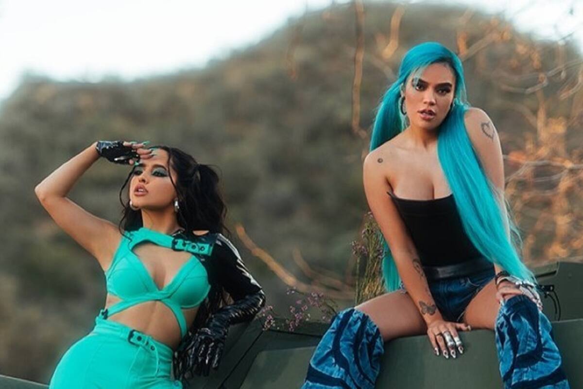 ¿Es para Anuel AA? Karol G y Becky G estrenan "Mamiii", tema que habla de las ratas de dos patas