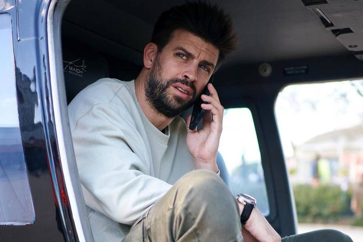 Gerard Piqué se cae en un evento y escribe un extraño mensaje en redes