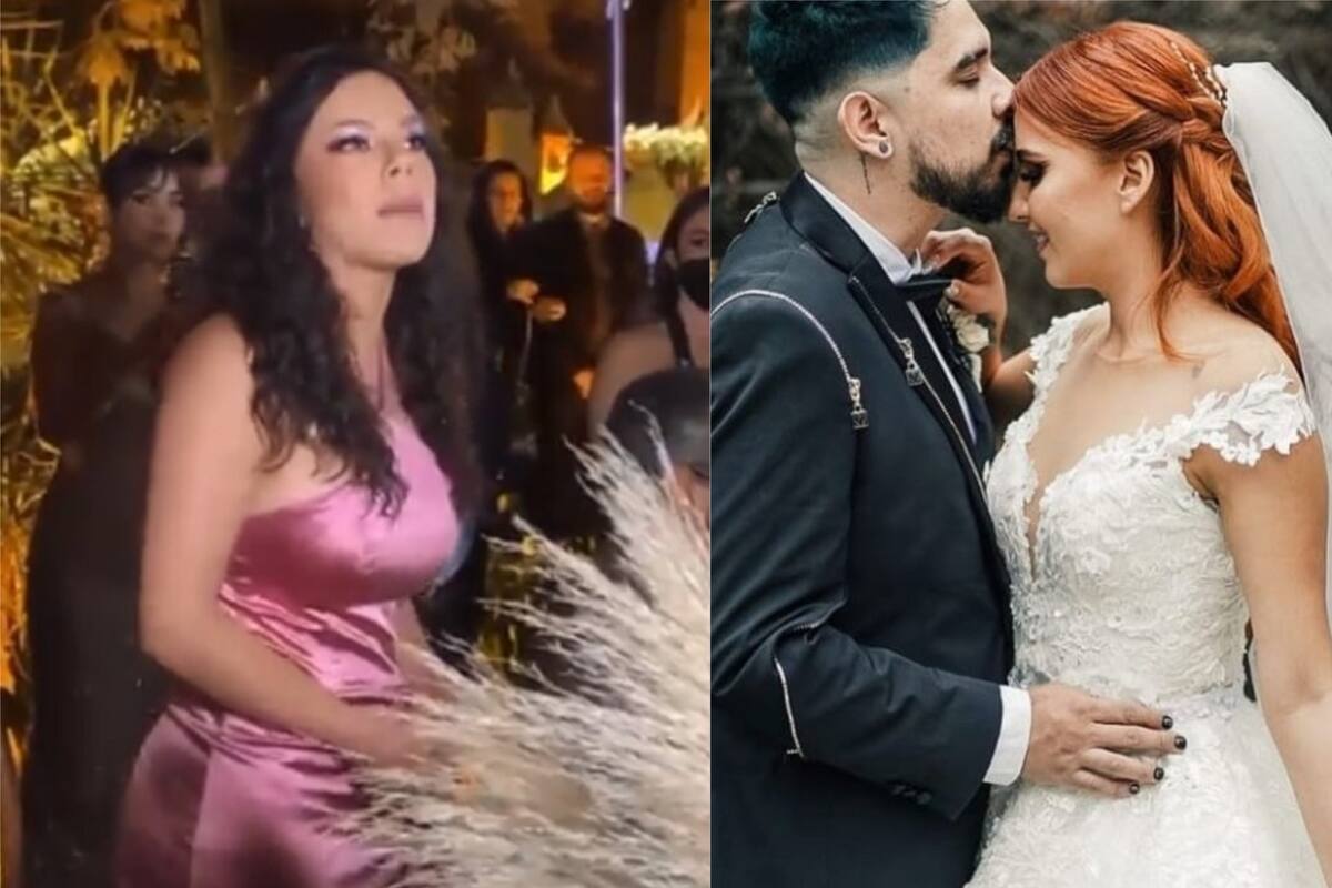 Lizbeth Rodríguez interrumpe boda de Celeste Cellegrini y expone que ¡Banaz es infiel!