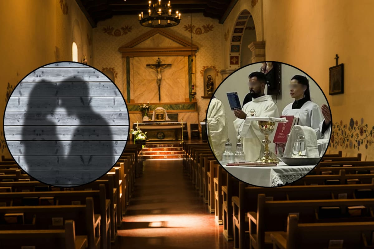 Sacerdote suspendido tras ser descubierto en un acto íntimo con la pareja de un feligrés