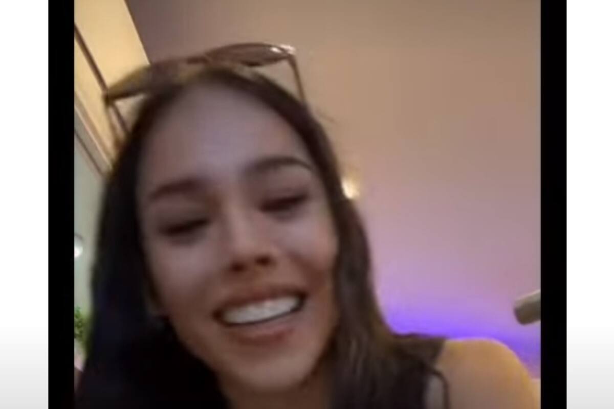 Danna Paola comete grave error al cocinar y casi incendia su casa