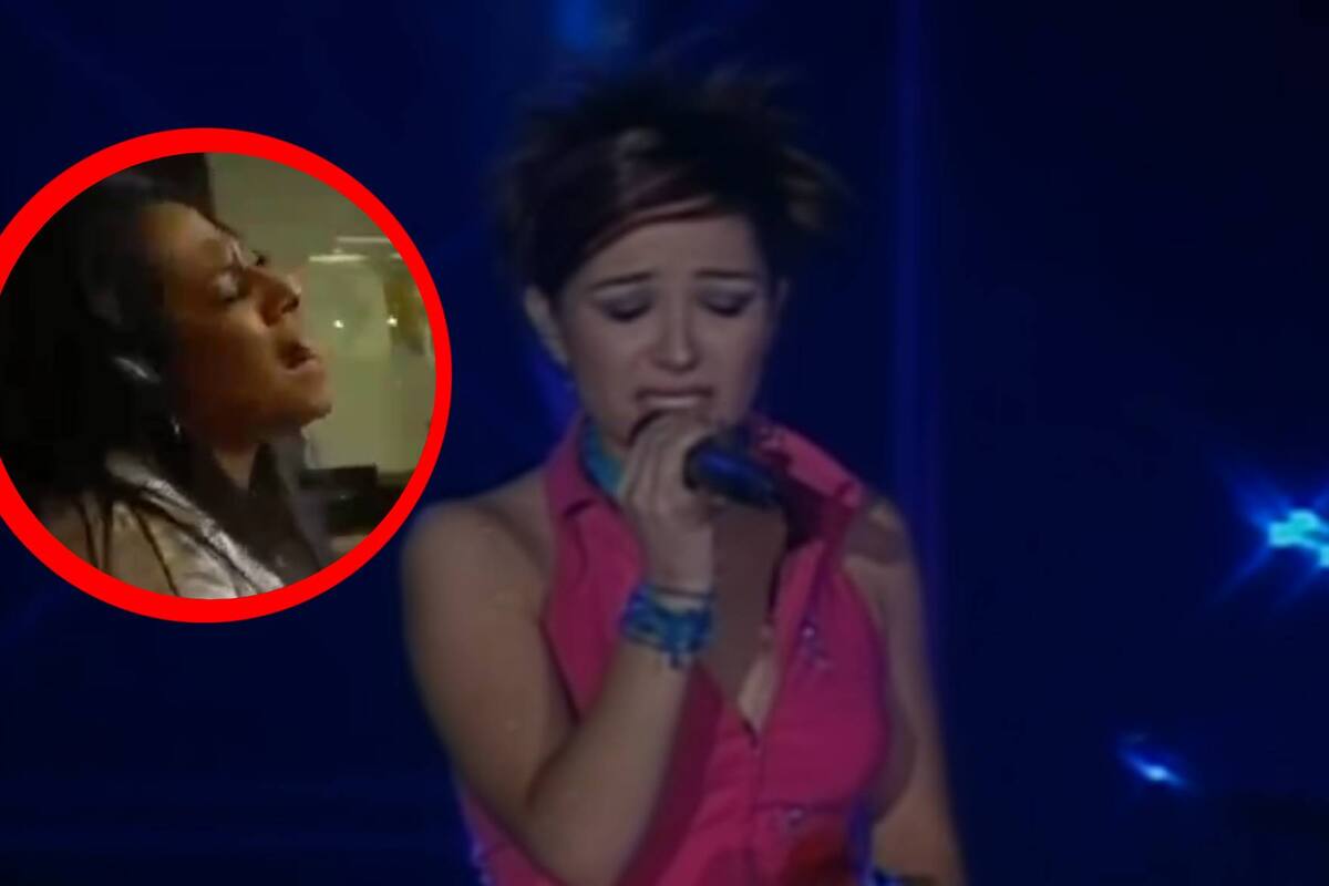 Toñita imita a Myriam cantando "Como la flor"