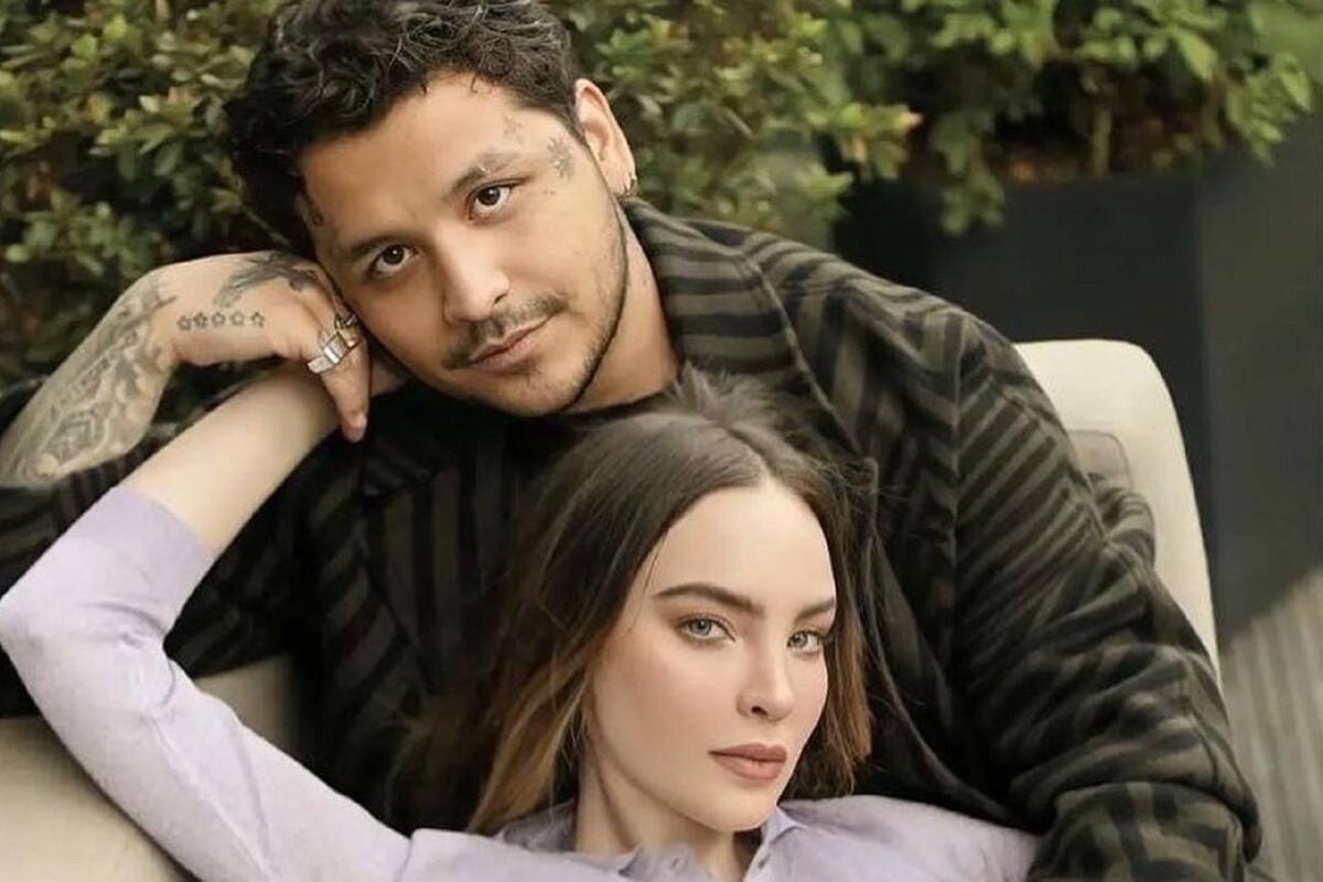 Belinda le da románico regalo a Christian Nodal por su precumpleaños