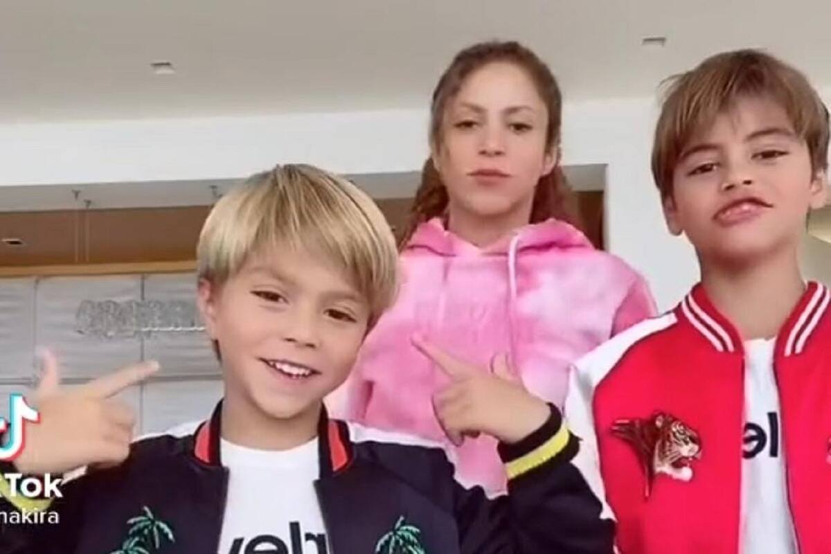 Shakira causa sensación en TikTok al aparecer bailando a lado de sus hijos