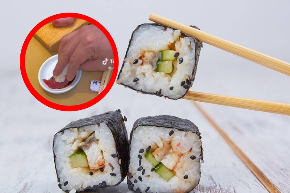 TIKTOK: Chef enseña cómo comer sushi de manera correcta