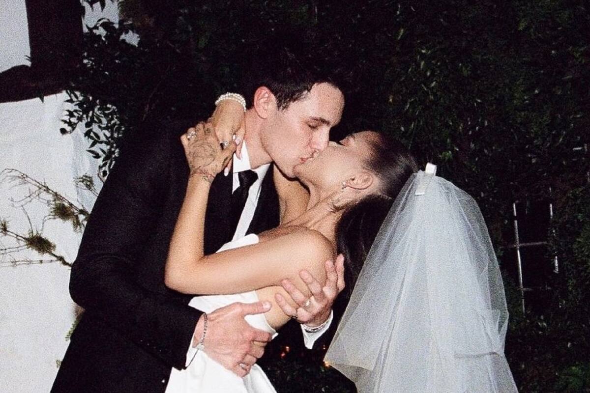 Ariana Grande comparte las primeras fotos de su boda