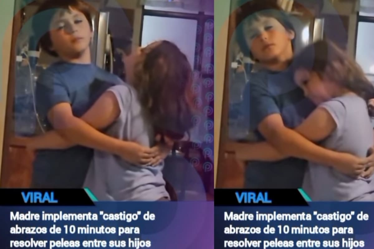 Así es el dulce y original castigo que una madre aplica a sus hijos cuando discuten