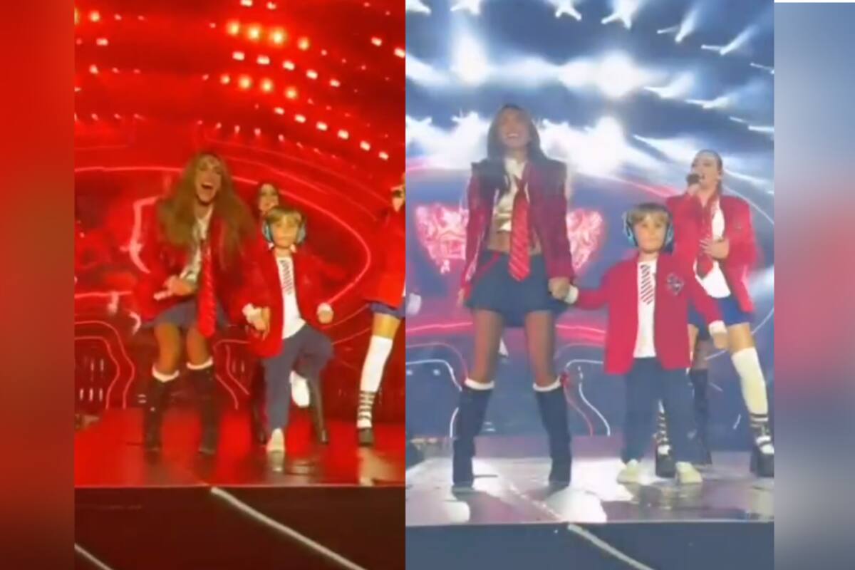 VIRAL: ¡hijo de Anahí se sube al escenario y baila como un miembro más de RBD!