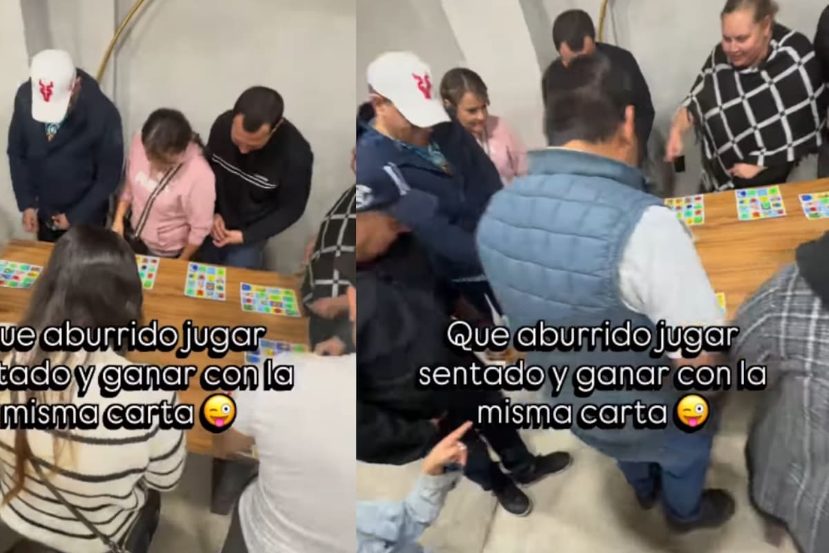 “Jugando de pie y girando”: Familia se hace viral al reinventar la lotería con una modalidad única