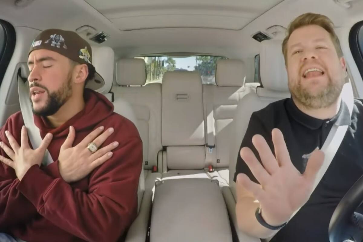 Bad Bunny canta canción de Ariana Grande y así reaccionó la cantante