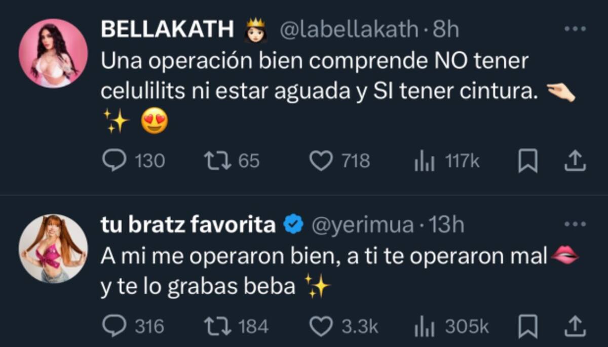 Bellakath y Yeri Mua se pelearon en redes sociales