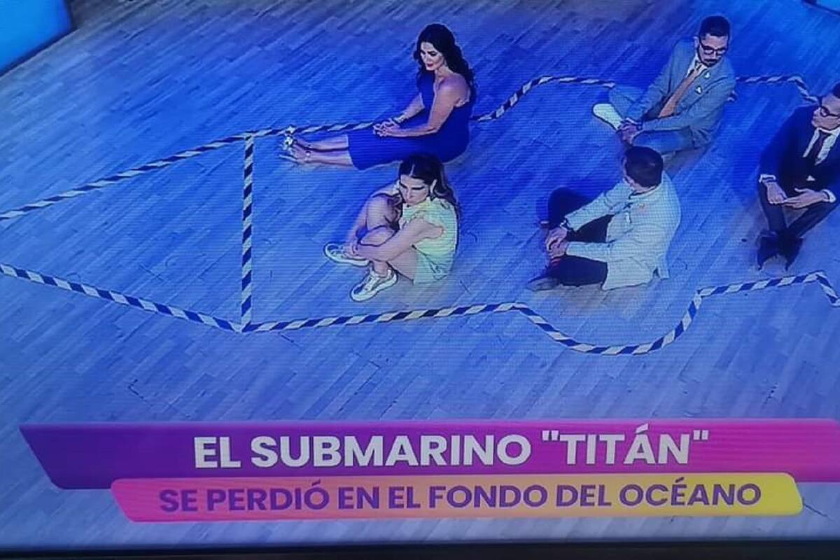 Critican a conductores de “Venga La Alegría” por hacer una reacreación de “Titán”, el submarino perdido