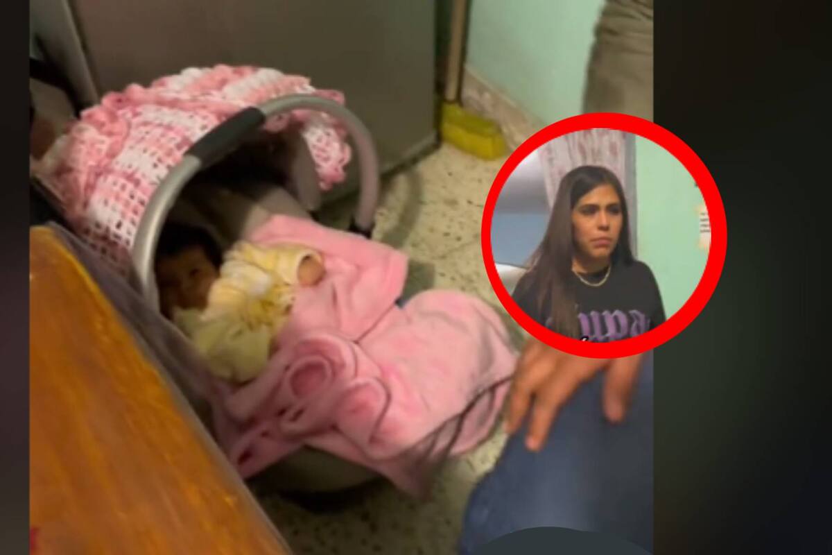 VIRAL: Mujer olvida a su bebé en la casa de sus familiares