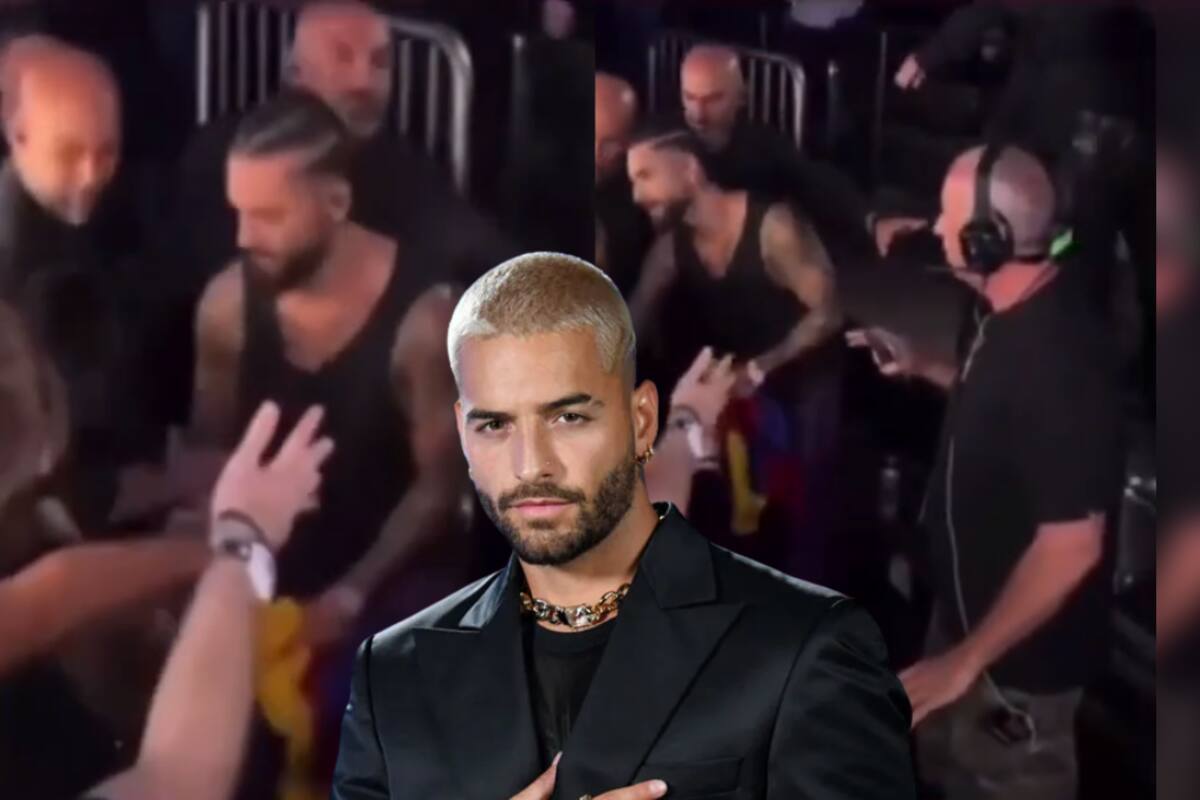 (VÍDEO) Maluma fue acosado por una fan: ¡le tocaron sus partes íntimas!