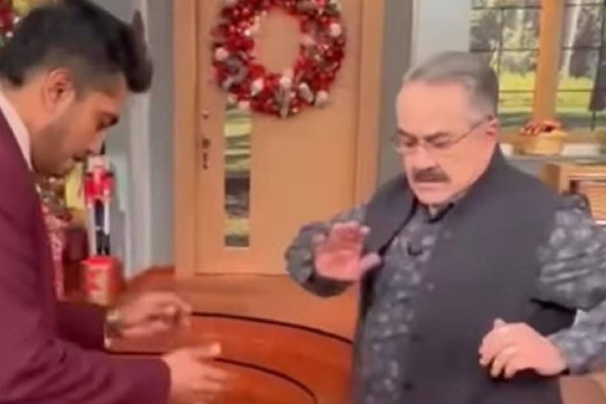 Pedrito Sola saca sus mejores pasos de baile con Tenoch Huerta: “Qué lástima que no nos abrazamos”