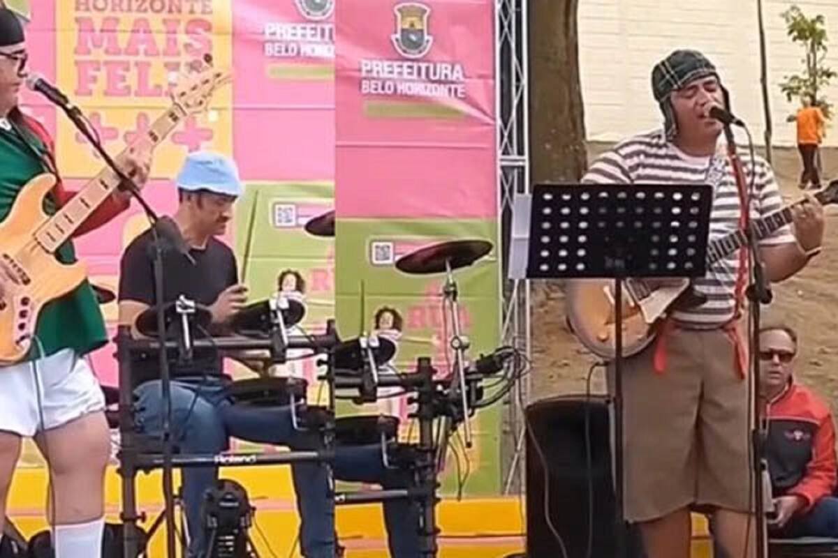 Banda de rock brasileña se disfraza de personajes de "El Chavo del 8" y se hizo viral