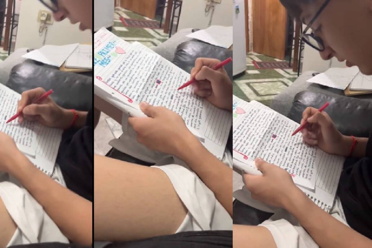 Joven le escribe carta de amor a su novio y él corrige faltas de ortografía: VIDEO