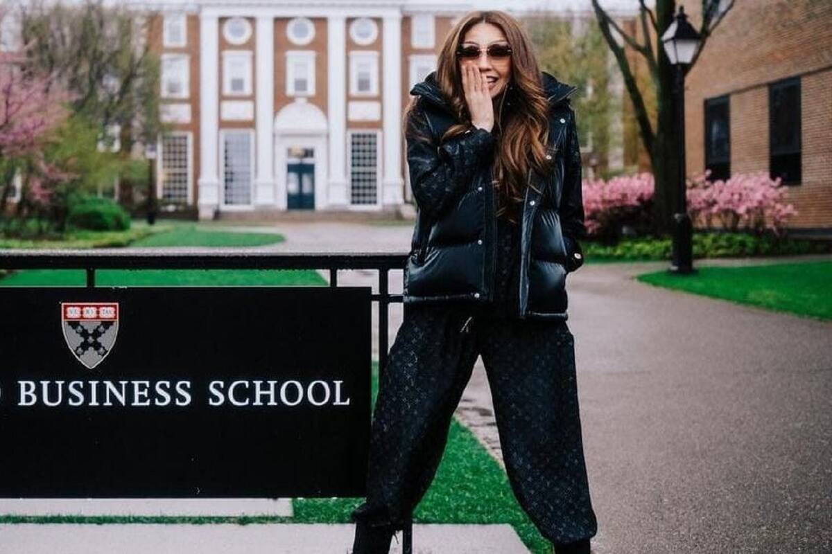 Thalía dio una conferencia sobre negocios en Latinoamérica en la universidad de Harvard