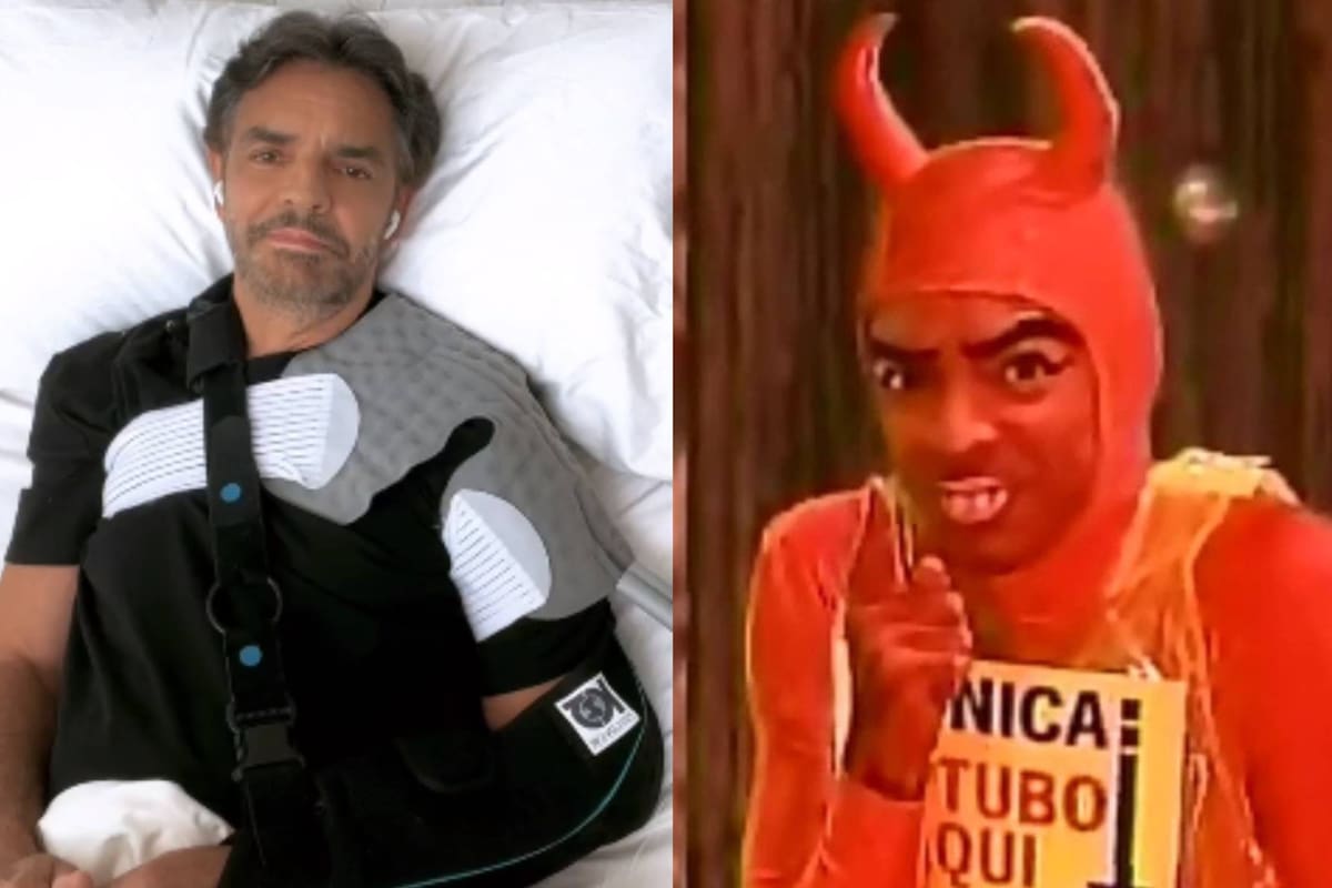 Eugenio Derbez se burla de su accidente con uno de sus personajes: "El Diablito"