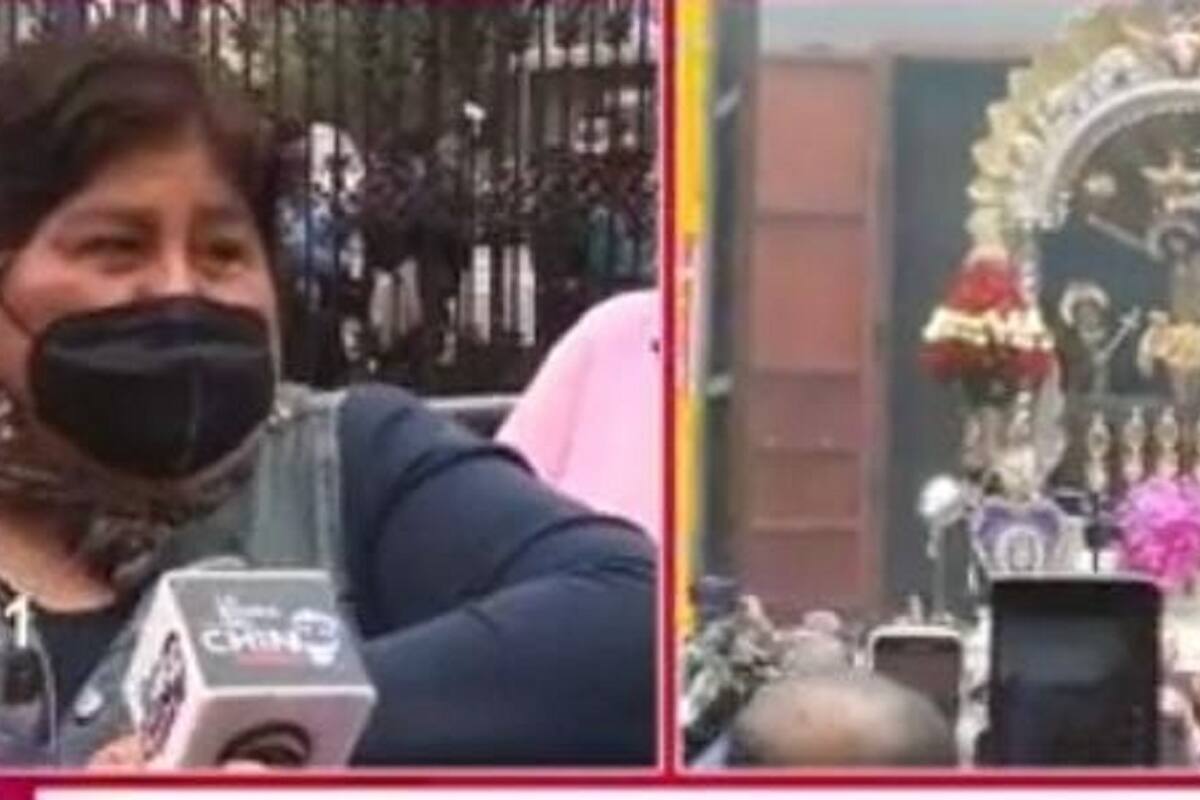 VIDEO VIRAL: Madre le pide al Señor de los Milagros que le encuentre una novia a su hijo