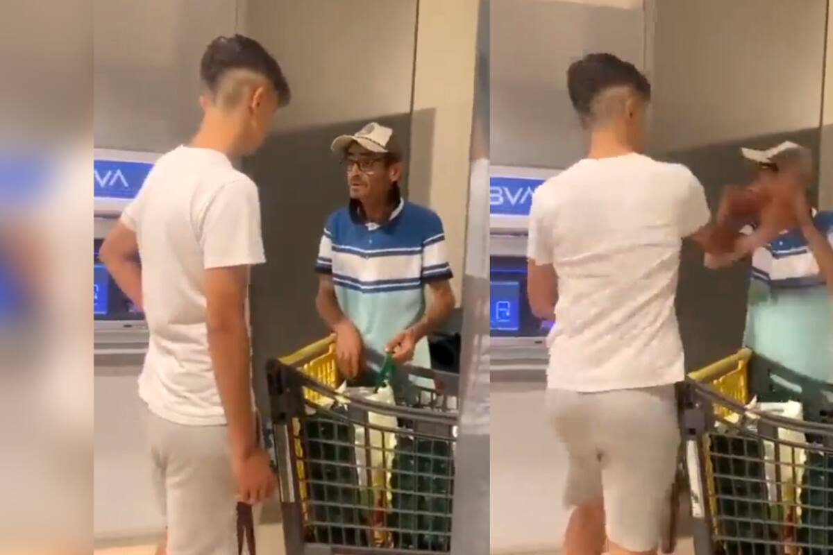 VIRAL: arrestan a joven que agredió a un hombre sin hogar en un cajero automático