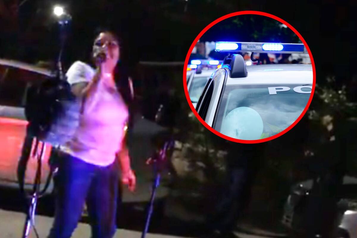 VIDEO: Mujer amenaza a sus vecinos por parar su fiesta