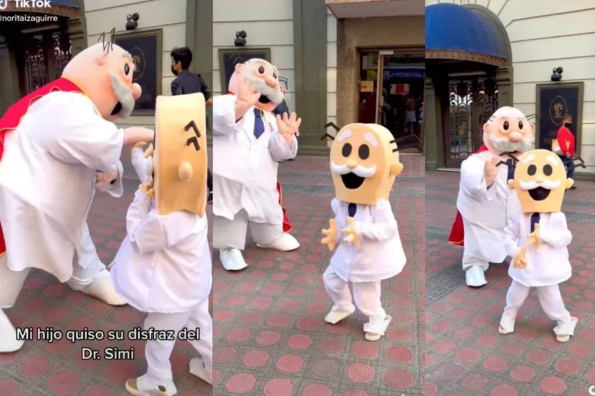 Halloween: Niño se disfraza del Doctor Simi