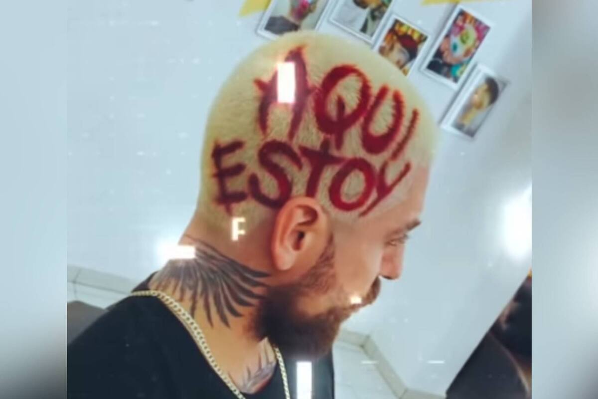 Sargento Rap manda un mensaje a su hijo Santino por medio de su cabello